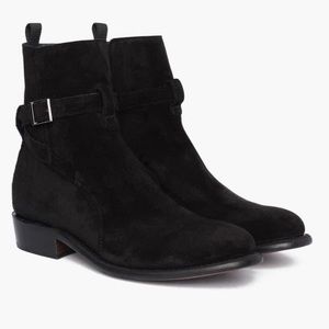 Thursday Boot Company Black Suede Jodhpurs